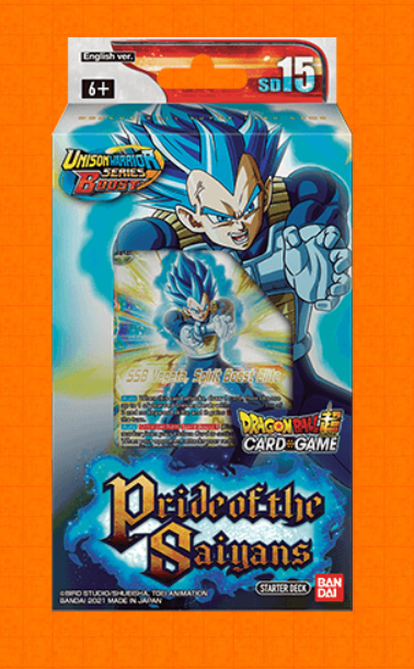 DBS STARTER DECK 15 Pride of the Saiyans