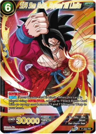 SS4 Son Goku, Beyond All Limits (Gold Stamped)