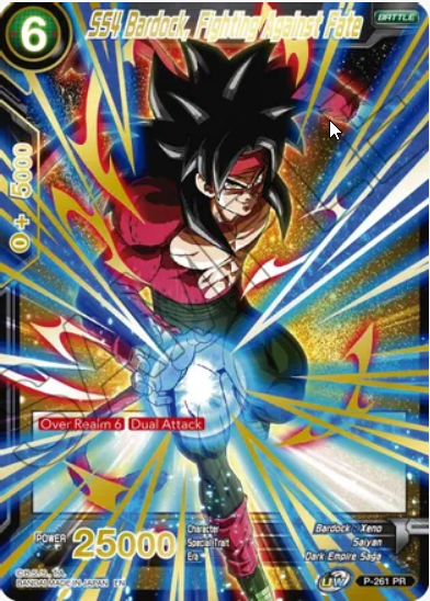 SS4 Bardock, Fighting Against Fate (Gold Stamped)