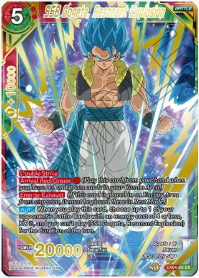 SSB Gogeta, Resonant Explosion (Gold Stamped)