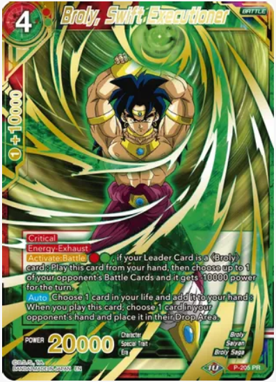 Broly, Swift Executioner (Gold Stamped)