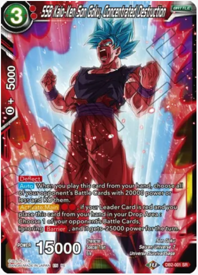 SSB Kaio-Ken Son Goku, Concentrated Destruction