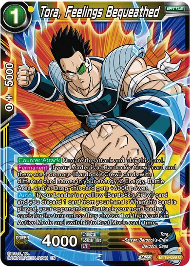 Tora, Feelings Bequeathed