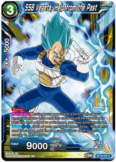 SSB Vegeta, Help from the Past
