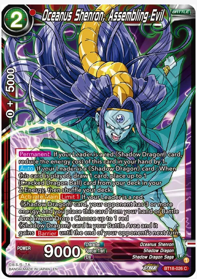 Oceanus Shenron, Assembling Evil