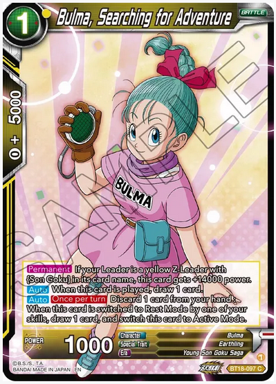 Bulma, Searching for Adventure