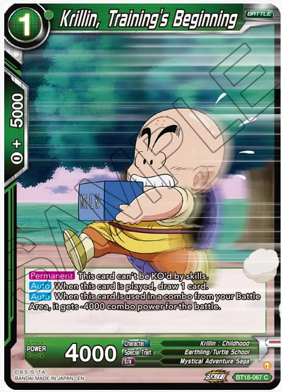 Krillin, Training's Beginning