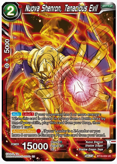 Nuova Shenron, Tenacious Evil