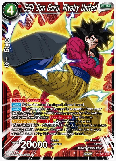 SS4 Son Goku, Rivalry United