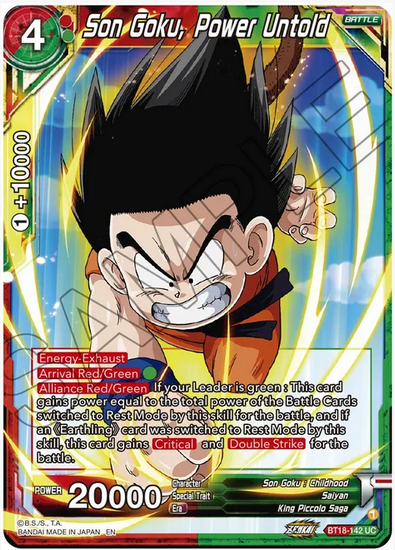 Son Goku, Power Untold