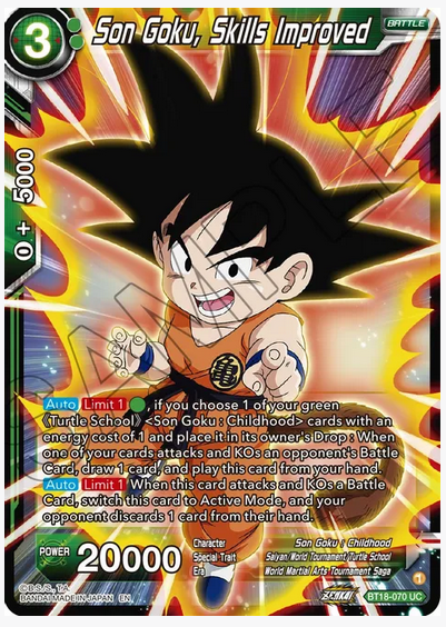 Son Goku, Skills Improved