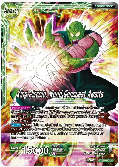 King Piccolo // King Piccolo, World Conquest Awaits