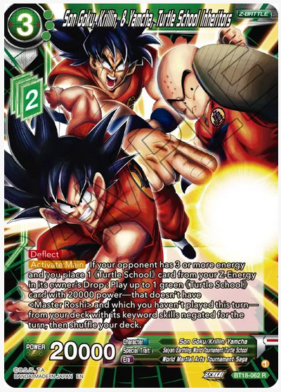 Son Goku, Krillin, & Yamcha, Turtle School Inheritors