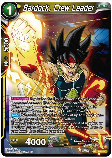 Bardock, Crew Leader FOIL