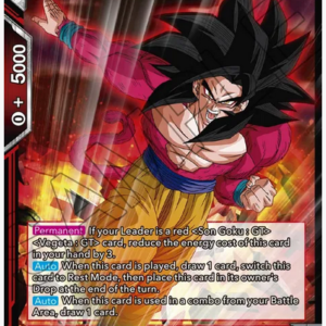 SS4 Son Goku, Preparing to Brawl FOIL