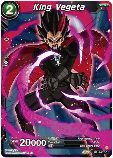 King Vegeta FOIL