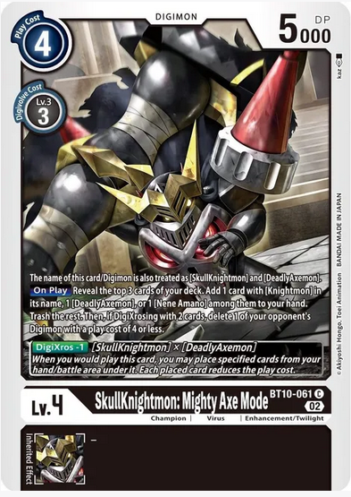 SkullKnightmon: Mighty Axe Mode