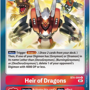 Heir of Dragons (ST-11 Special Entry Pack)