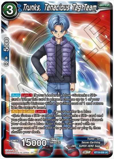 Trunks, Tenacious Tag-Team