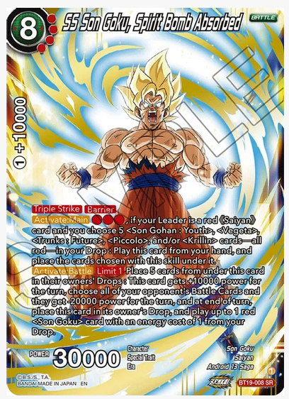SS Son Goku, Spirit Bomb Absorbed