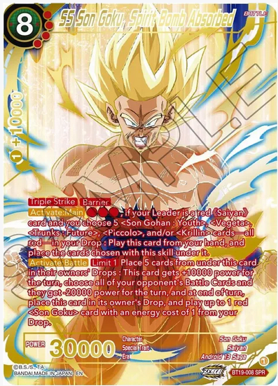 SS Son Goku, Spirit Bomb Absorbed (SPR)