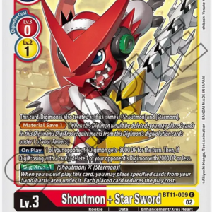 Shoutmon + Star Sword FOIL