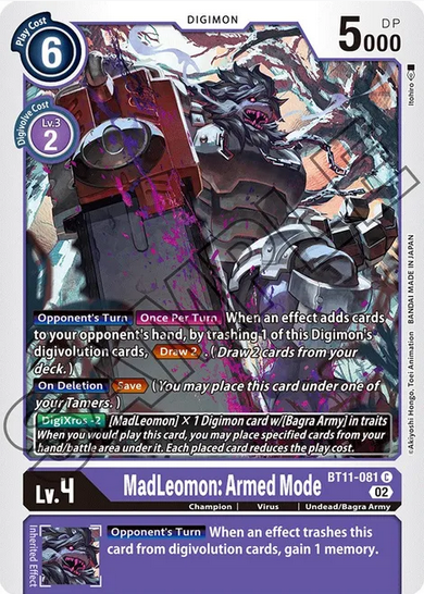 MadLeomon: Armed Mode FOIL