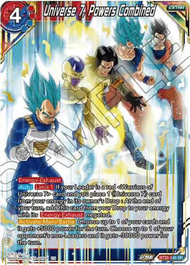Universe 7, Powers Combined