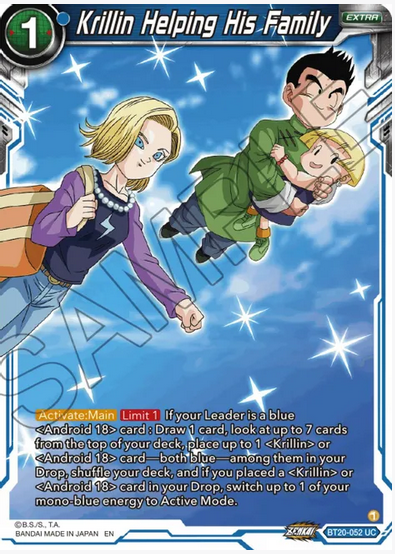 Krillin Helping His Family