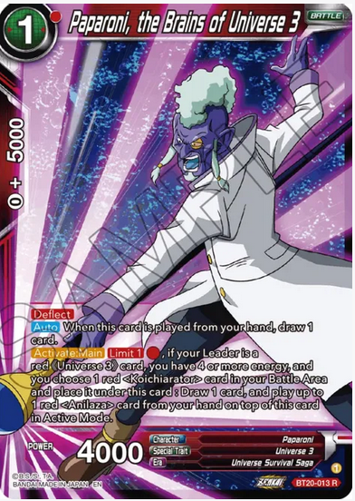Paparoni, the Brains of Universe 3 FOIL