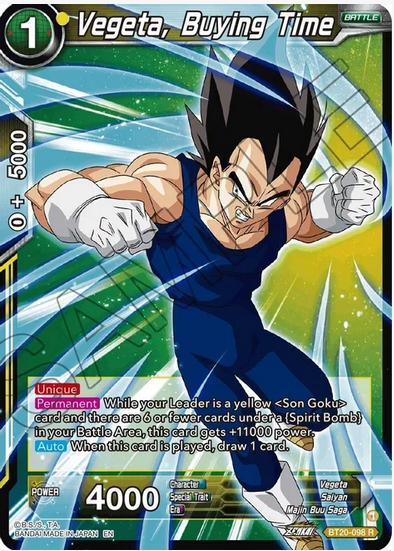Vegeta, Buying Time