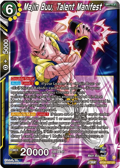 Majin Buu, Talent Manifest FOIL