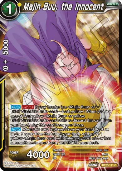 Majin Buu, the Innocent FOIL