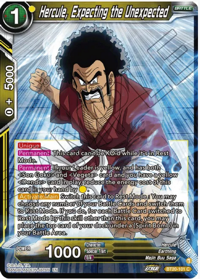 Hercule, Expecting the Unexpected