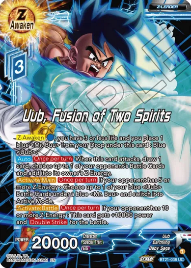 Uub, Fusion of Two Spirits FOIL