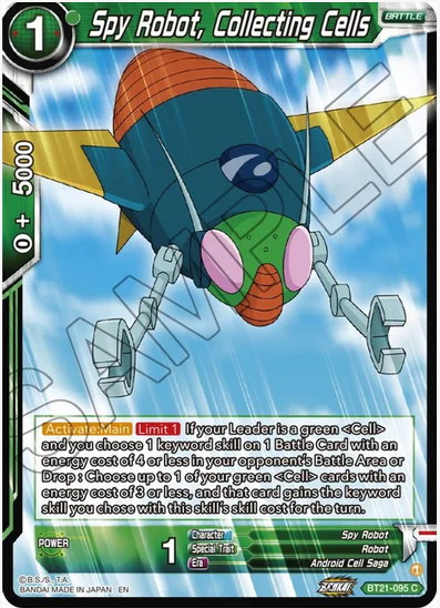 Spy Robot, Collecting Cells FOIL