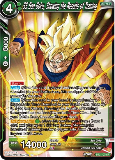 SS Son Goku, Showing the Results of Training