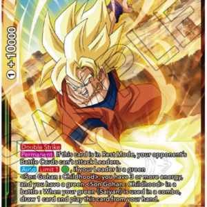 SS Son Goku, Believing in His Son