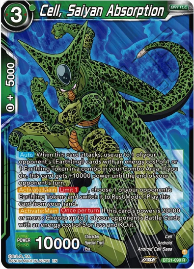 Cell, Saiyan Absorption