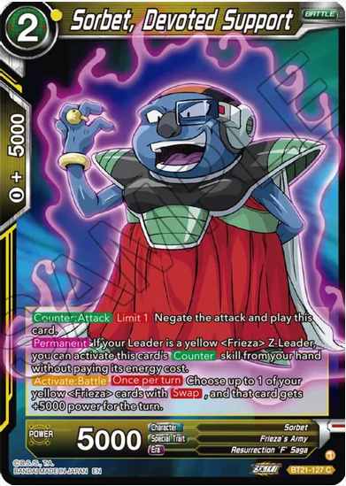Sorbet, Devoted Support FOIL