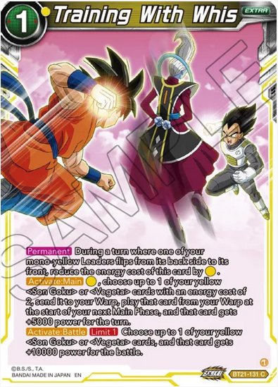 Training With Whis FOIL