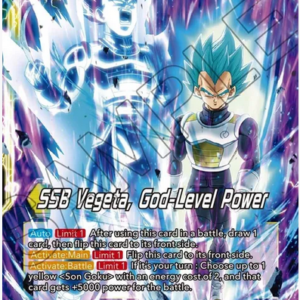 SSB Son Goku // SSB Vegeta, God-Level Power FOIL