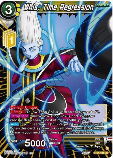 Whis, Time Regression FOIL