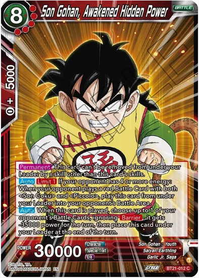Son Gohan, Awakened Hidden Power FOIL