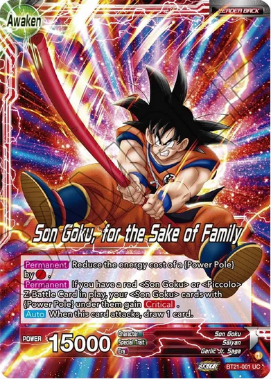 Son Goku // Son Goku, for the Sake of Family FOIL