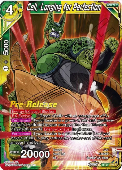 Cell, Longing for Perfection - Pre-Release