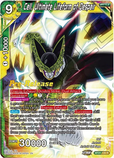 Cell, Ultimate Lifeform of Despair - Pre-Release