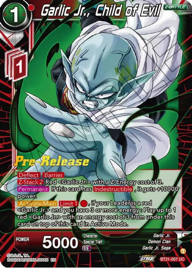 Garlic Jr., Child of Evil - Pre-Release