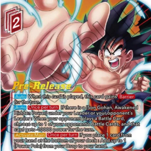 Son Goku, Full Power and Full Blast - Pre-Release