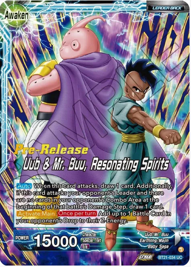 Uub // Uub & Mr. Buu, Resonating Spirits - Pre-Release